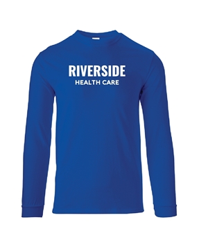 Picture of Riverside Health Care (Text Logo) Long Sleeve Tee